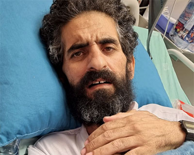 Hisham Abu Hawash seit 140 Tagen im Hungerstreik