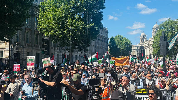 Demonstration in London Mai 2025, Nakba