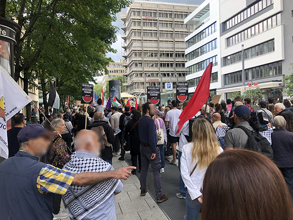 Demo in Stuttgart am 2. August 2025 für Gaza