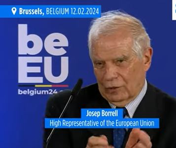 EU Außenminister Borell kritisiert Waffenlieferungen an Israel