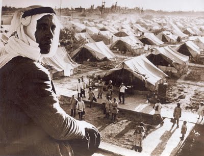 Nakba: refugee tents in 1948