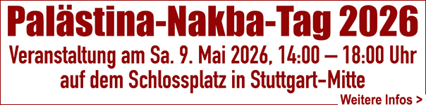 Nakba-Tag-veranstaltung Stuttgart 9. Mai 2026