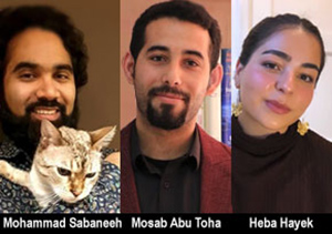 Drei der Gewinner:innen des Palestine Book Awards 2022
