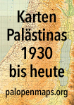 Palästina Karten 1930 bis heute