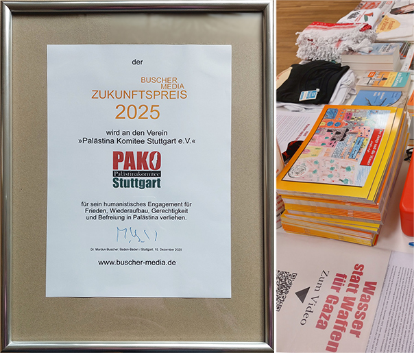 Pako erhält Buscher Preis