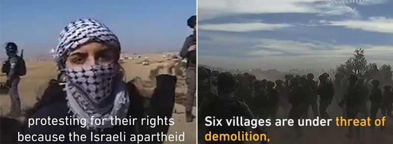 Proteste in der Naqab, Negev gegen die Vertreibung von Bewohner:innen sogenannter nicht-anerkannter Dörfer