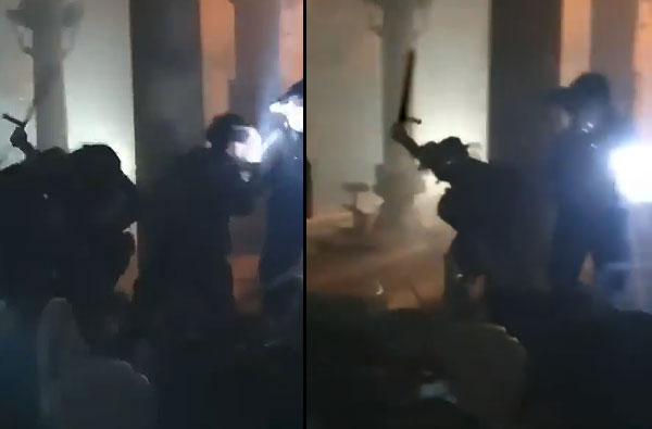 Israelische Polizei prügelt Besucher der Al-Aqsa Moschee