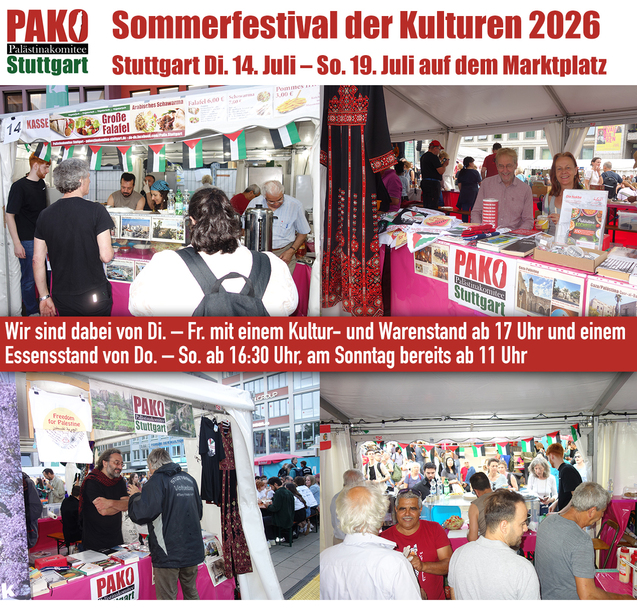 Pako auf dem Sommerfestival der Kulturen in Stuttgar 2026