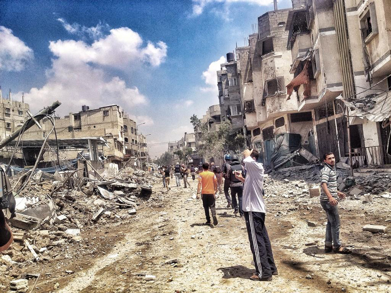 verletzte Kinder in Gaza Shifa Krankenhaus