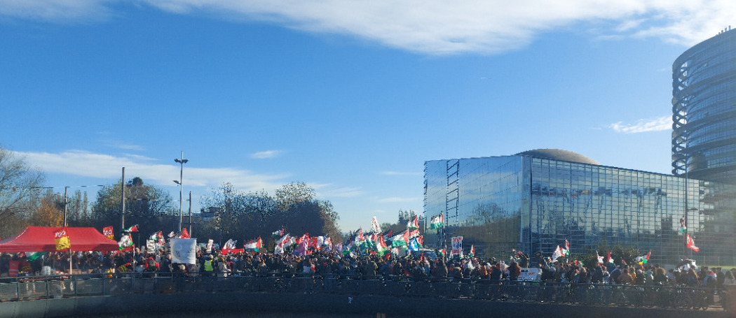 Unterwegs zur Demo