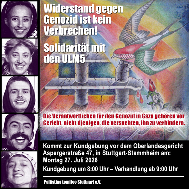 Ulm 5 Verhandlung 27. Juli 2026