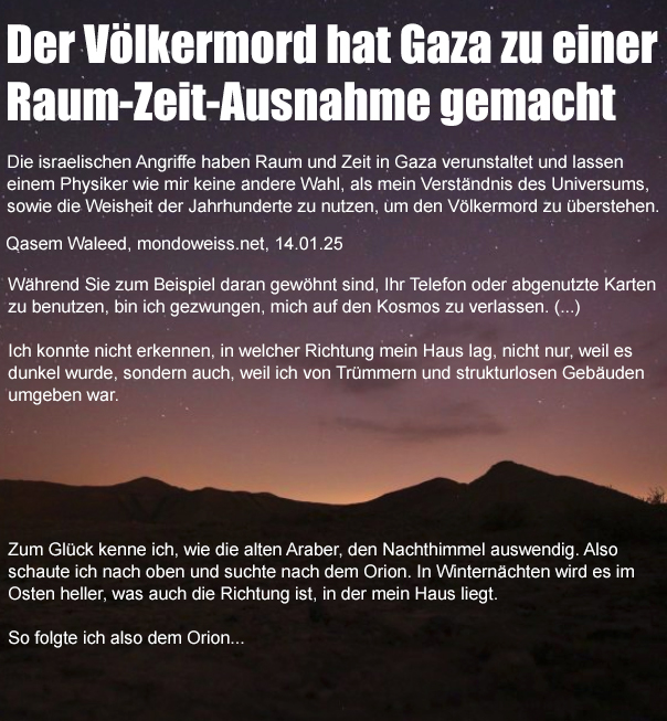 Gaza Völkermord